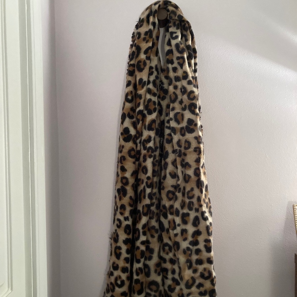 Cheetah Print Scarf